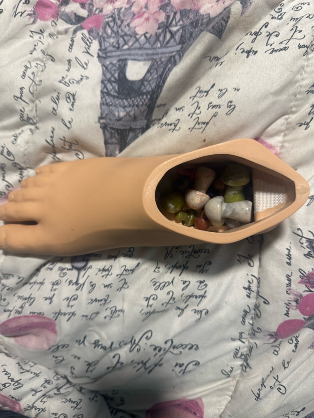 A foot filled with fungus